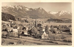 Lot208 germany burgberg with allgau high mountain range real photo