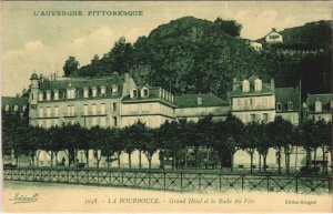 CPA La Bourboule Grand Hotel et la Roche des Fetes (1234716)