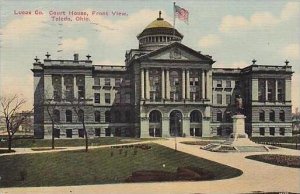 Ohio Toledo Lucas County Court House Front View