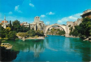 Postcard Europe Bosnia and Hertzegovina Mostar old bridge 