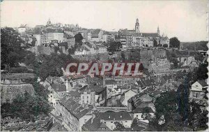 Postcard Modern Luxembourg and Greater Upper Town