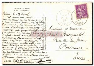 Postcard Modern Piana Calanche