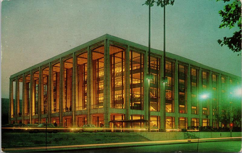 Philharmonic Hall Lincoln Center NY New York Vintage Postcard D73