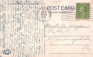 Vintage Postcard 1935 Open Air Post Office Historical Building St. Petersburg FL