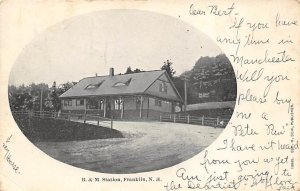 B and M station Franklin, New Hampshire, USA Railroad, Misc. 1907 