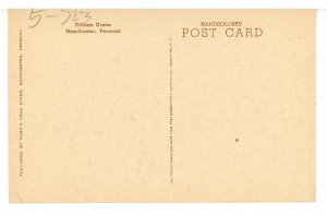 VT - Manchester. Village Green