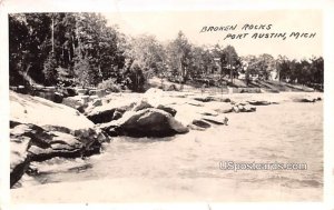 Brocken Rocks in Port Austin, Michigan