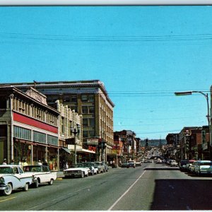 c1950s Bellingham, WA Downtown Holly Street Main Chrome Photo St P O'Malley A170