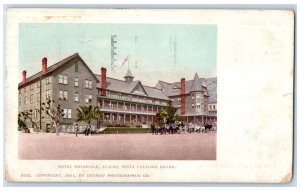 1911 Hotel Metropole Avalon Horse Carriage Santa Catalina Island CA Postcard 