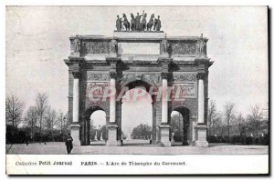 Postcard Collection Old Diary Paris's Carrousel Arc de Triomphe