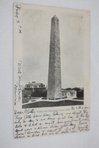 Bunker Hill Monument Boston Mass. Postcard