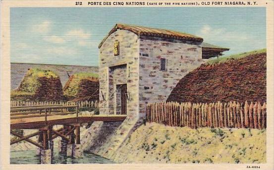 New York Old Fort Niagara Porte Des Cino Nations
