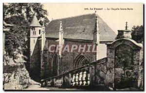 The FAout Old Postcard The Saitne Barbe chapel