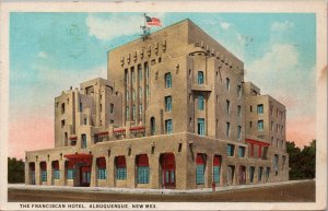 The Franciscan Hotel Alburquerque NM Postcard PC409