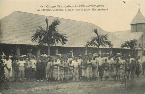 French Congo St-Louis de l`Oubanghi Mgr Augouard missionary natives communion
