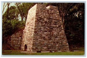 Rosiclare Illinois IL Postcard Old Illinois Iron Furnace Civil War c1960 Vintage