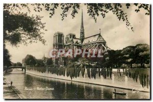 Old Postcard Paris Notre Dame