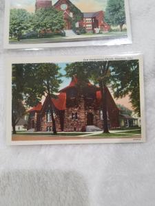 Lot of 4 Antique Postcards - Churches of Napoleon, Ohio  Mint Condition