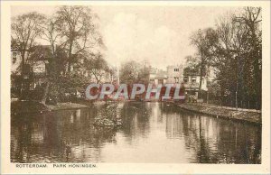 Old Postcard Rotterdam Park H�ningen