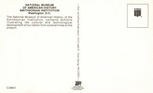 Postcard National Museum American History Smithsonian Institution Washington DC