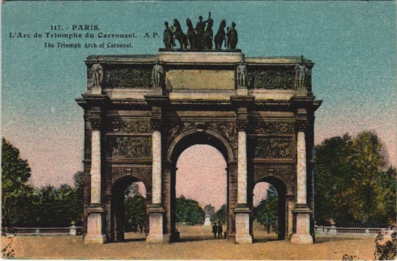 CPA PARIS 1e Arc de Triomphe du carrousel (997312)