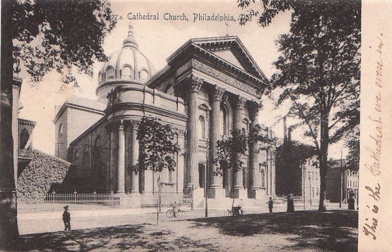 Postcard Cathedral Church Philadelphia PA