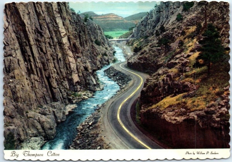 Postcard - Big Thompson Canyon, Colorado, USA