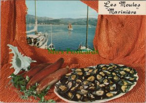 Food & Drink Postcard - Recipes - Les Moules Mariniere RR14262