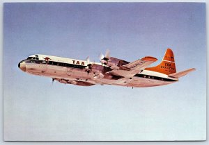 Airplane Postcard TAA Trans Australian Airlines Lockheed L-188A Electra DT8