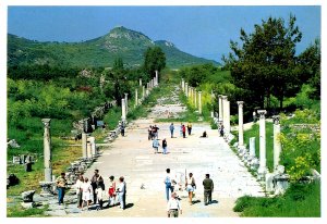 Turkey - Ephesus, Izmir. Harbour (Acadian) Street