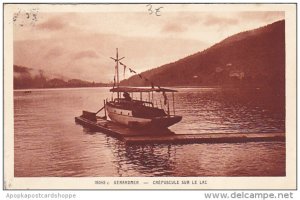 France Gerardmer Crepuscule Sur Le Lac