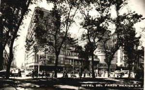 Mexico, 1949 Hotel Del Prado Ciudad De Mexico City D. F.  RPPC Vintage Postcard