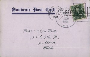 Marion NY Birdseye View c1905 Postcard