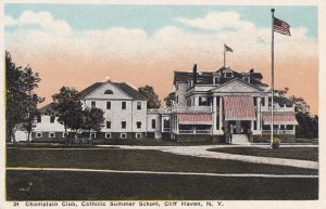 CLIFF HAVEN, New York, 1900-1910s; Champlain Club, Catholic Summer School