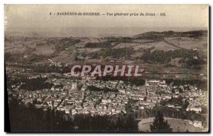 Old Postcard Bagneres de Bigorre General View from Bedat