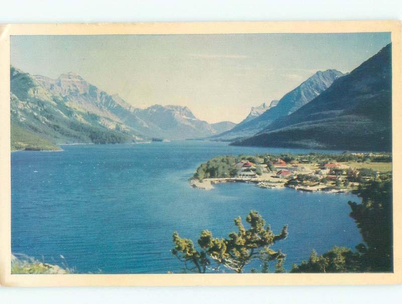 Unused Pre-1980 PARK SCENE Waterton Park - Near Lethbridge Alberta AB c7331