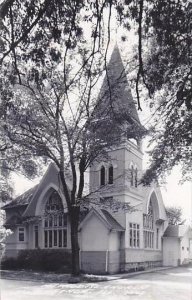 Illinois Genoa Methodist Church 1956 Real Photo RPPC