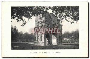 Old Postcard The Triumphal Arch Orange