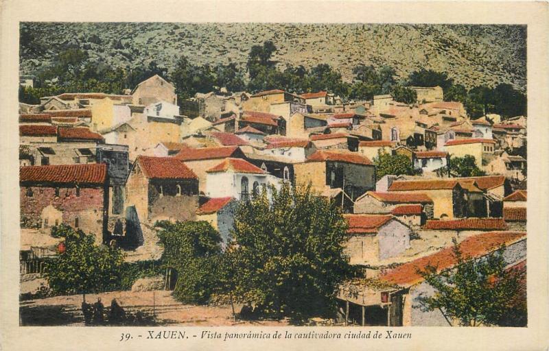 Lot 4 postcards Xauen Morocco 1930s