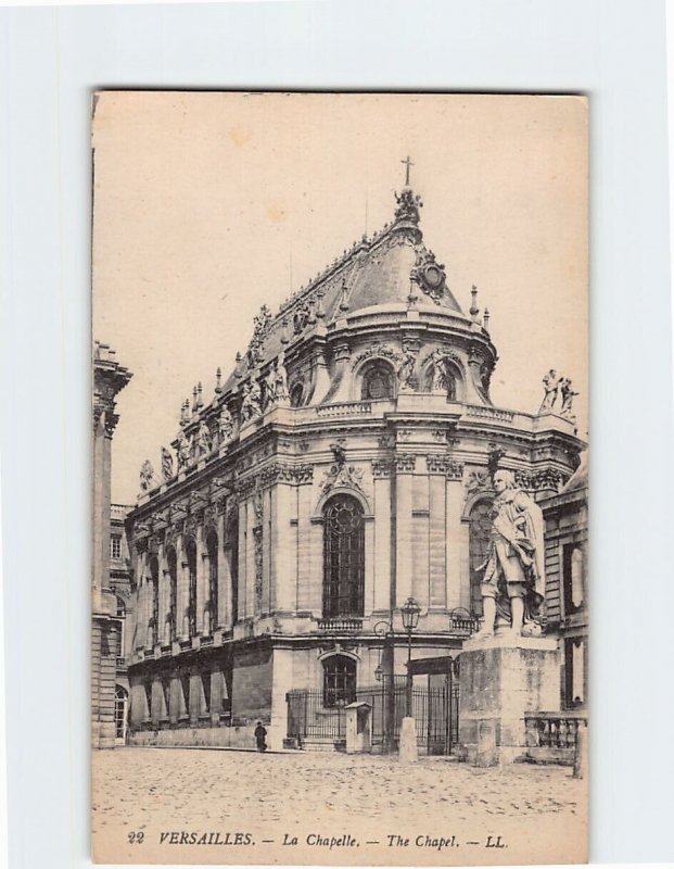 Postcard The Chapel Versailles France