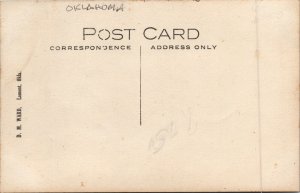 Real Photo Postcard Home in or near Lamont, Oklahoma~136993