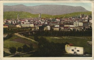 CPA MILLAU - Vue générale pont de cupelats face au plateau du camp (148075)