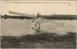 PC AVIATION, L'AÃROPLANE DE M. ESNAULT-PELTERIE, Vintage Postcard (b38183)