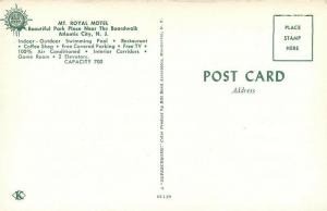 NJ, Atlantic City, New Jersey, Mount Royal Motel, Bill Bard No. 68139