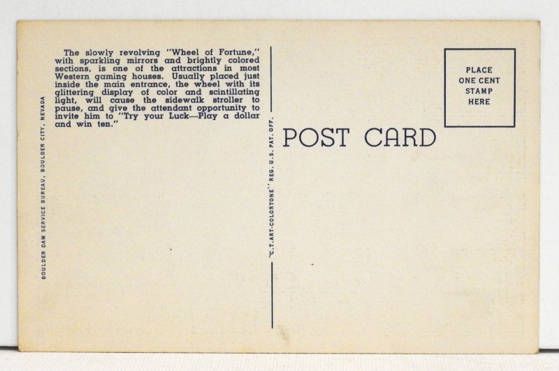 Wheel of Fortune - Postcard