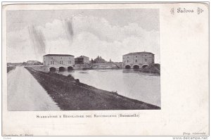 PADOVA, Veneto, Italy, 1900-1910´s; Scaricatore E Regolatore Del Bacchiglione