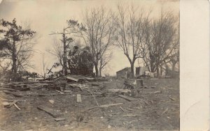 Real Photo Postcard Destruction from Cyclone in Villisca, Iowa~124857