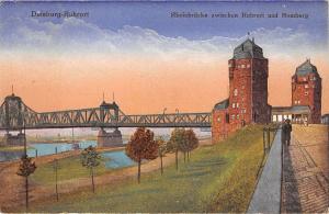 BF34142 duisburg ruhrort rheinbrucke zwischen germany   front/back scan