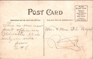 Postcard Post Office in Coldwater, Michigan