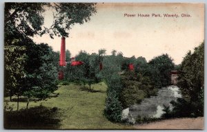 Waverly Ohio 1909 Postcard Power House Park